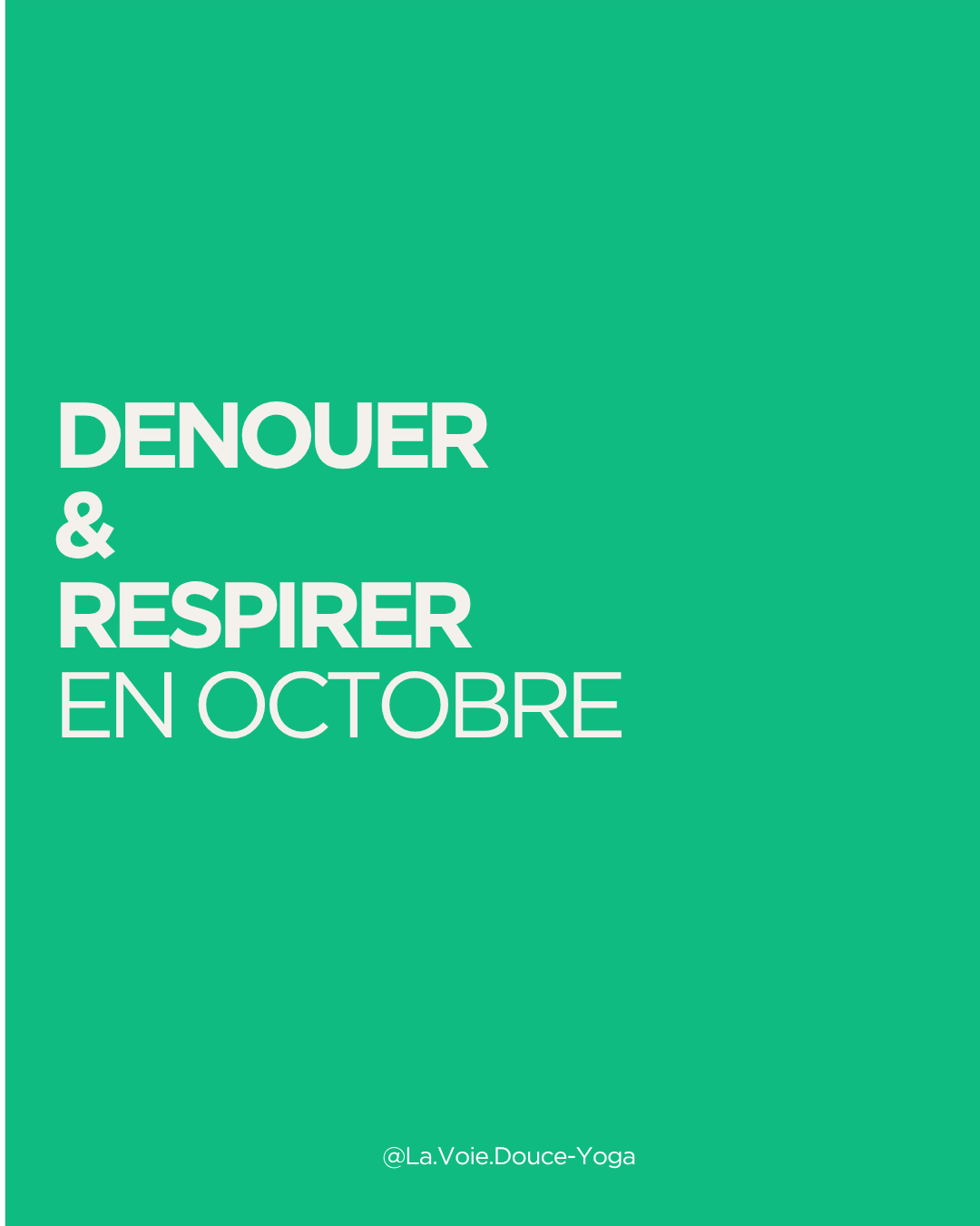 Dénouer & respirer : créer de l’espace dans le corps